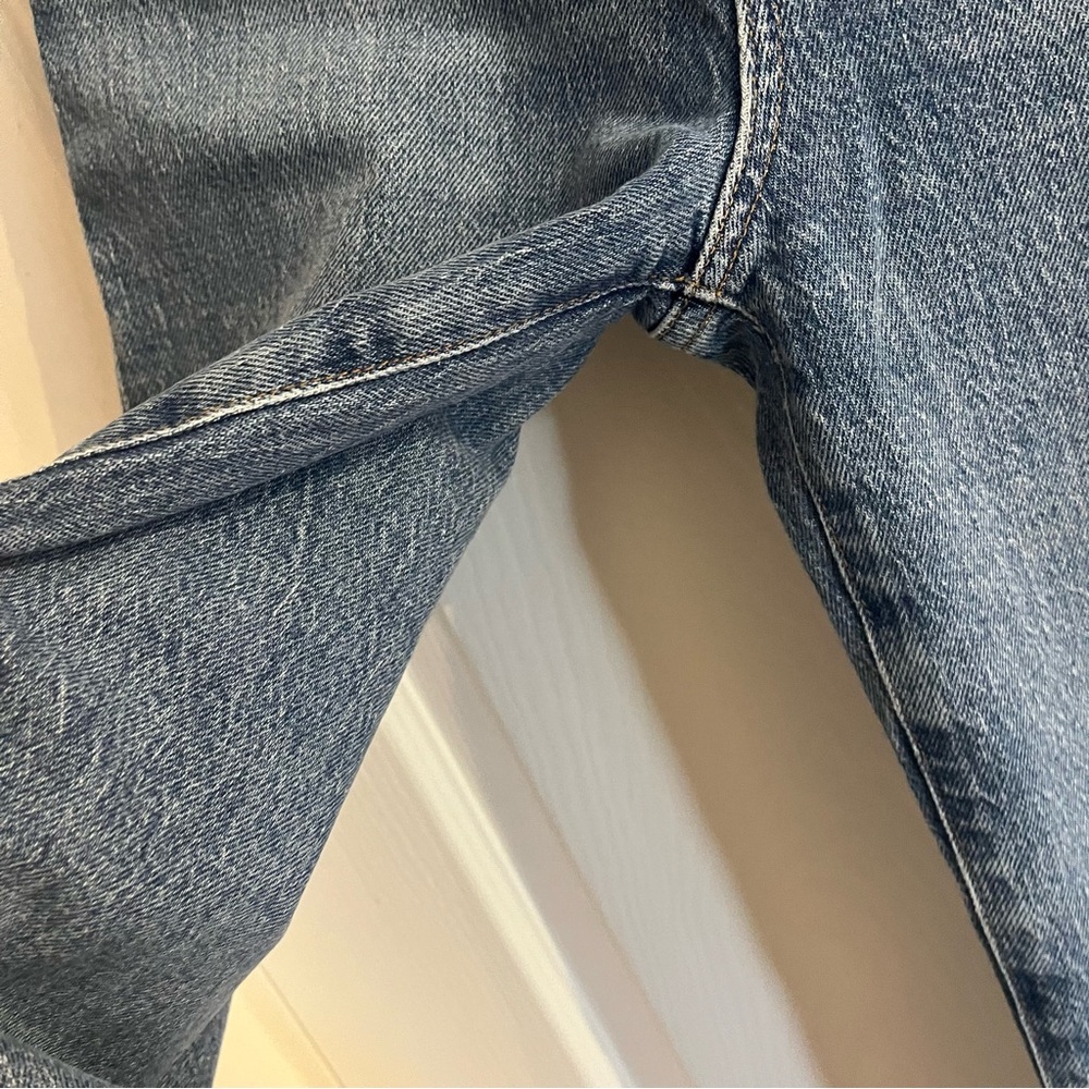AGOLDE Jeans Harper Flash Medium Wash Denim Straight Leg size 23 - Picture 4 of 10